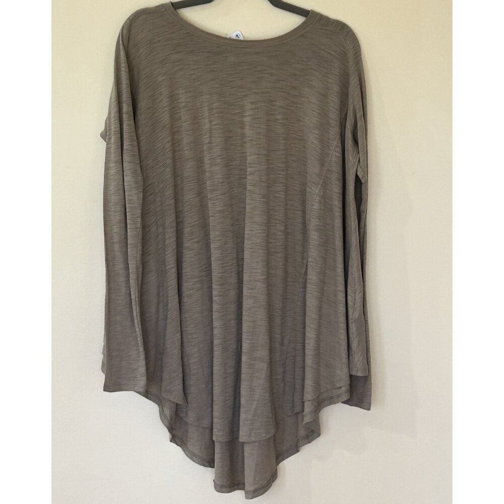 Free People We The Free Taupe Tunic Top NWT — Long Sleeve Size S